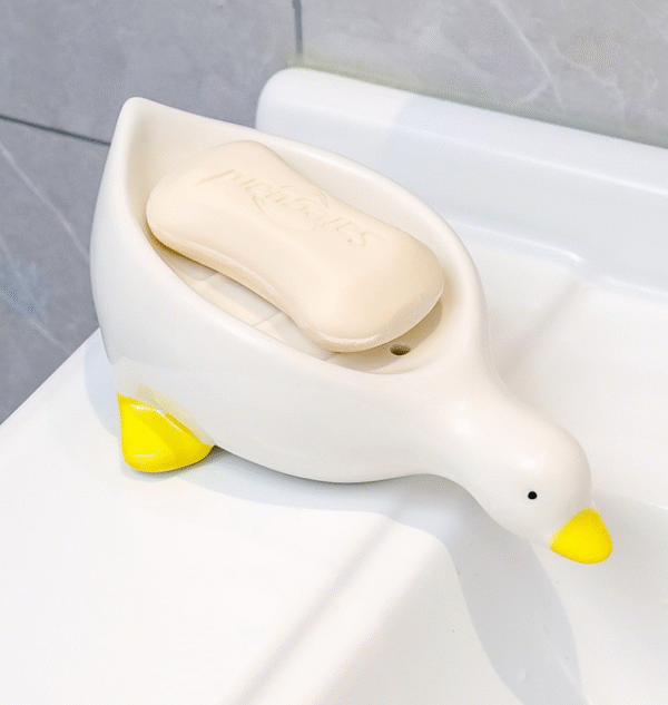 Cute Duck Draining Soap Holder - Image 7