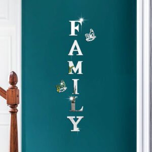 FAMILY Butterfly Acrylic Wall Stickers