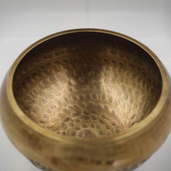 Handmade Tibetan Brass Singing Bowl - Image 8