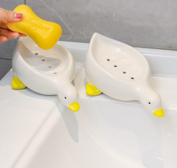 Cute Duck Draining Soap Holder - Image 5