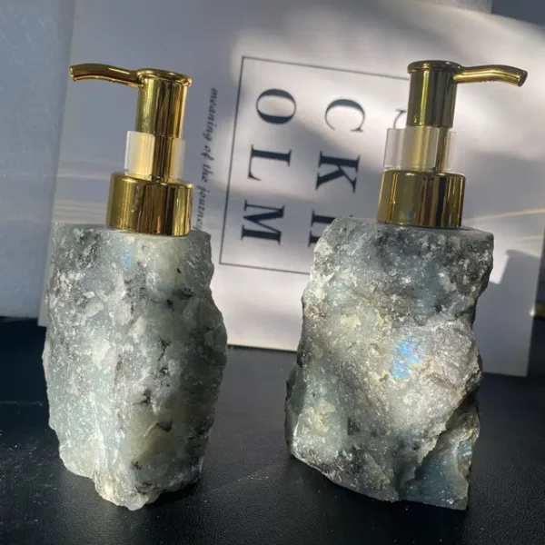 Natural Crystal/Stone Soap Dispenser - 30ml - Image 12