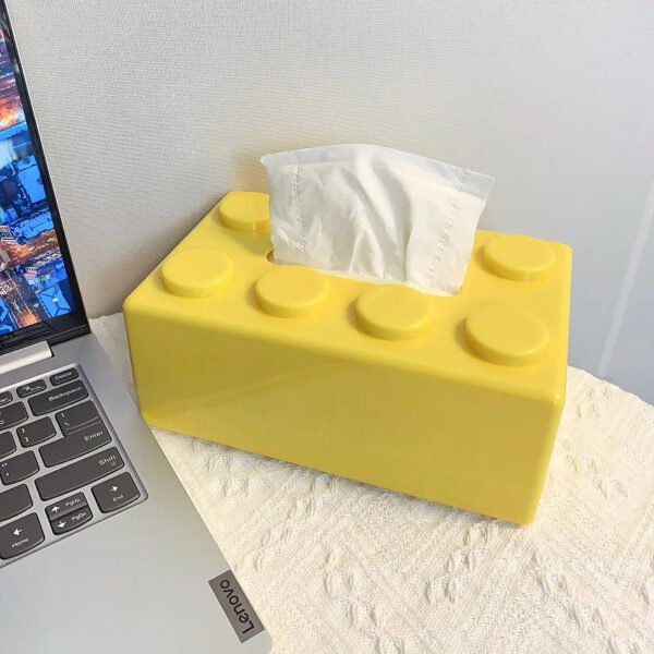 Building Block Shaped Tissue Box Wall-Mountable - Image 9