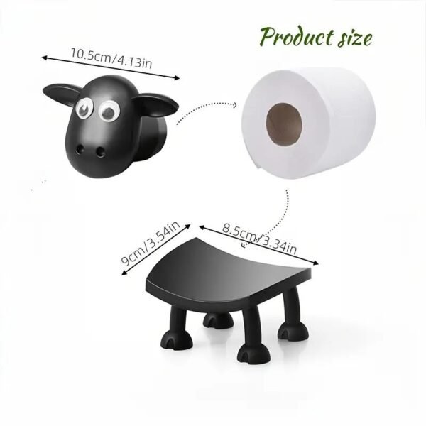 Cute Sheep Toilet Paper Holder (1 pc) - Image 2