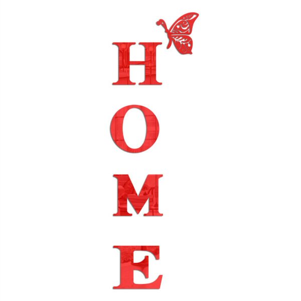 HOME Butterfly Acrylic Mirror Wall Stickers - Image 9