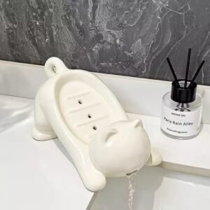 Cute Cat Draining Soap Holder