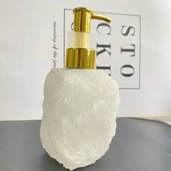 Natural Crystal/Stone Soap Dispenser - 30ml - Image 5