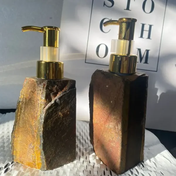 Natural Crystal/Stone Soap Dispenser - 30ml - Image 8