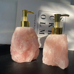 Natural Crystal/Stone Soap Dispenser - 30ml
