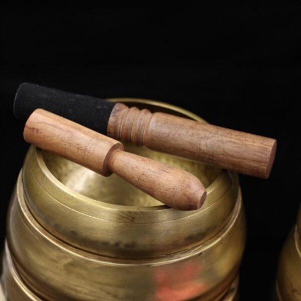 Handmade Tibetan Brass Singing Bowl - Image 6