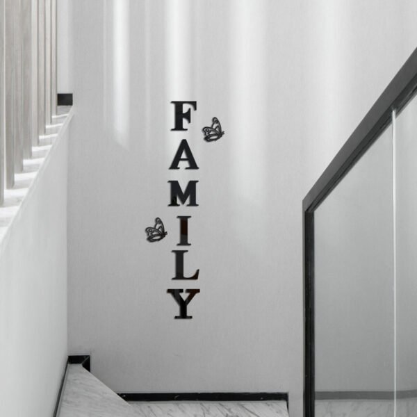 FAMILY Butterfly Acrylic Wall Stickers - Image 4