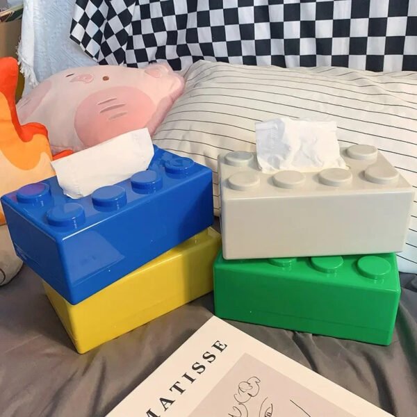 Building Block Shaped Tissue Box Wall-Mountable - Image 12