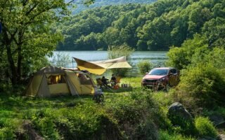 spring, vacation, camping, early summer, holiday, travel, nature, landscape, green, romantic, green travel, green camping